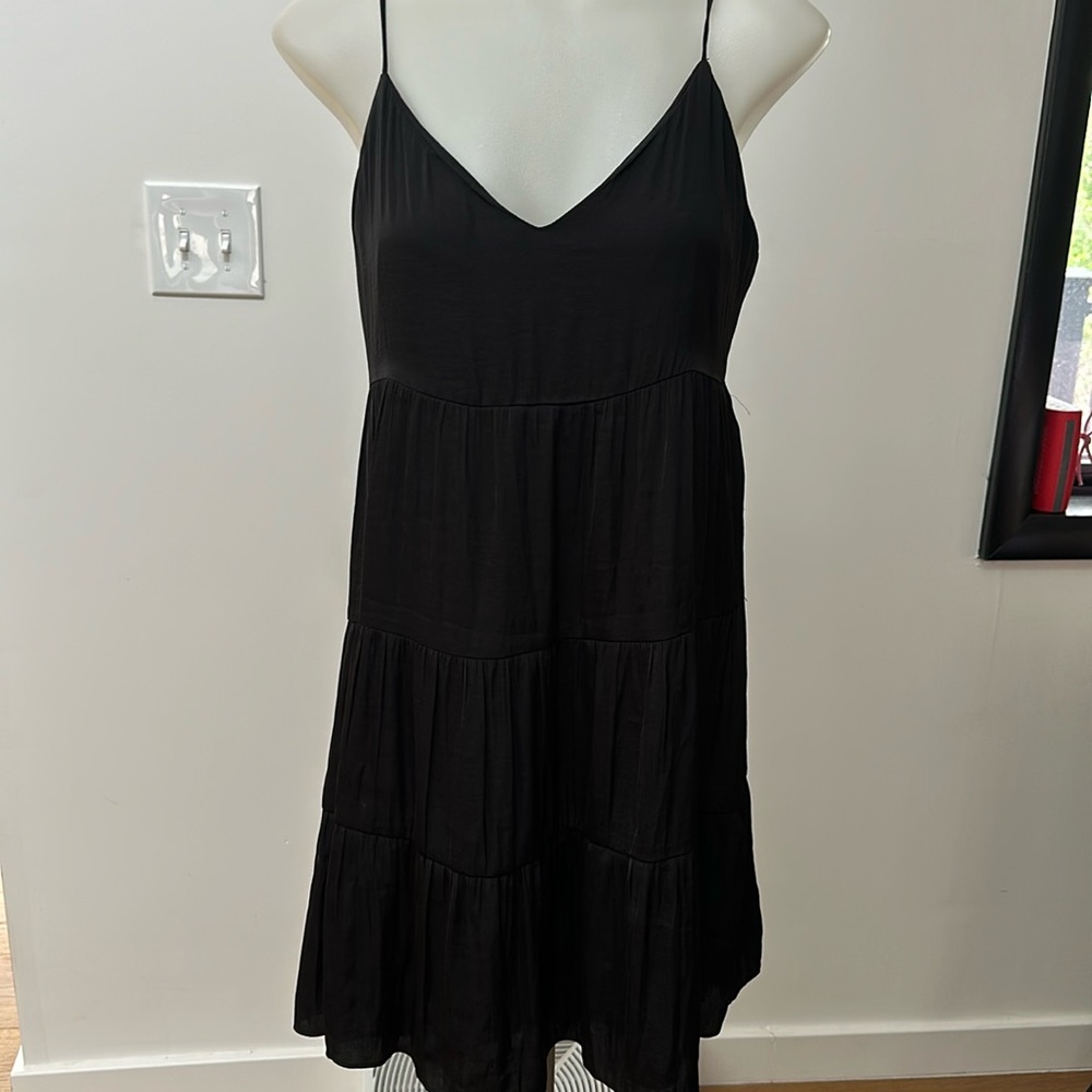 Vestique Little Black Dress with adjustable straps great for summer or game day!